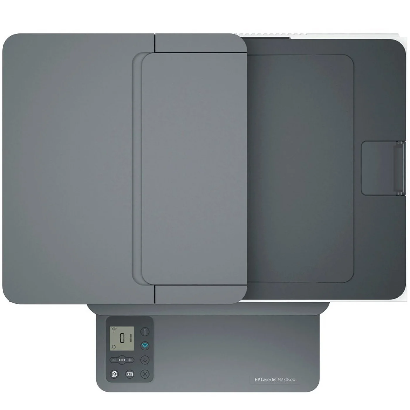 Hewlett Packard LaserJet M234sdw Wireless Black-and-White Laser Printer, White & Slate - Image 8