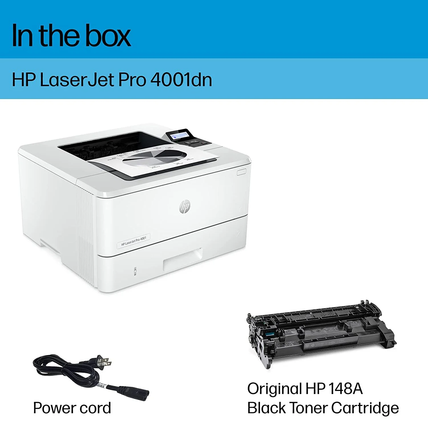 Hewlett Packard LaserJet Pro 4001dn Black and White Printer (2Z600F#BGJ) - Image 3