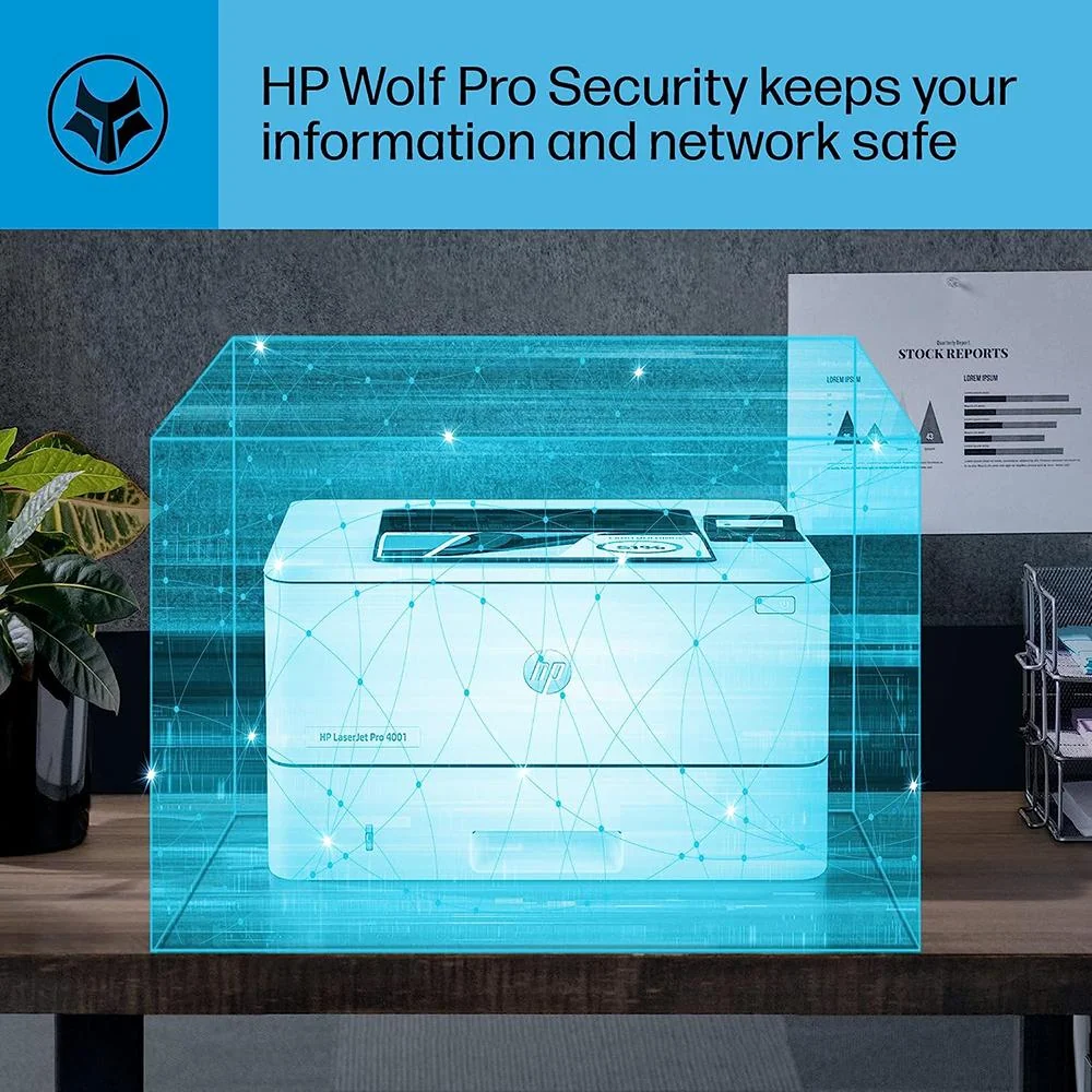 Hewlett Packard LaserJet Pro 4001dn Black and White Printer (2Z600F#BGJ) - Open Box - Image 9