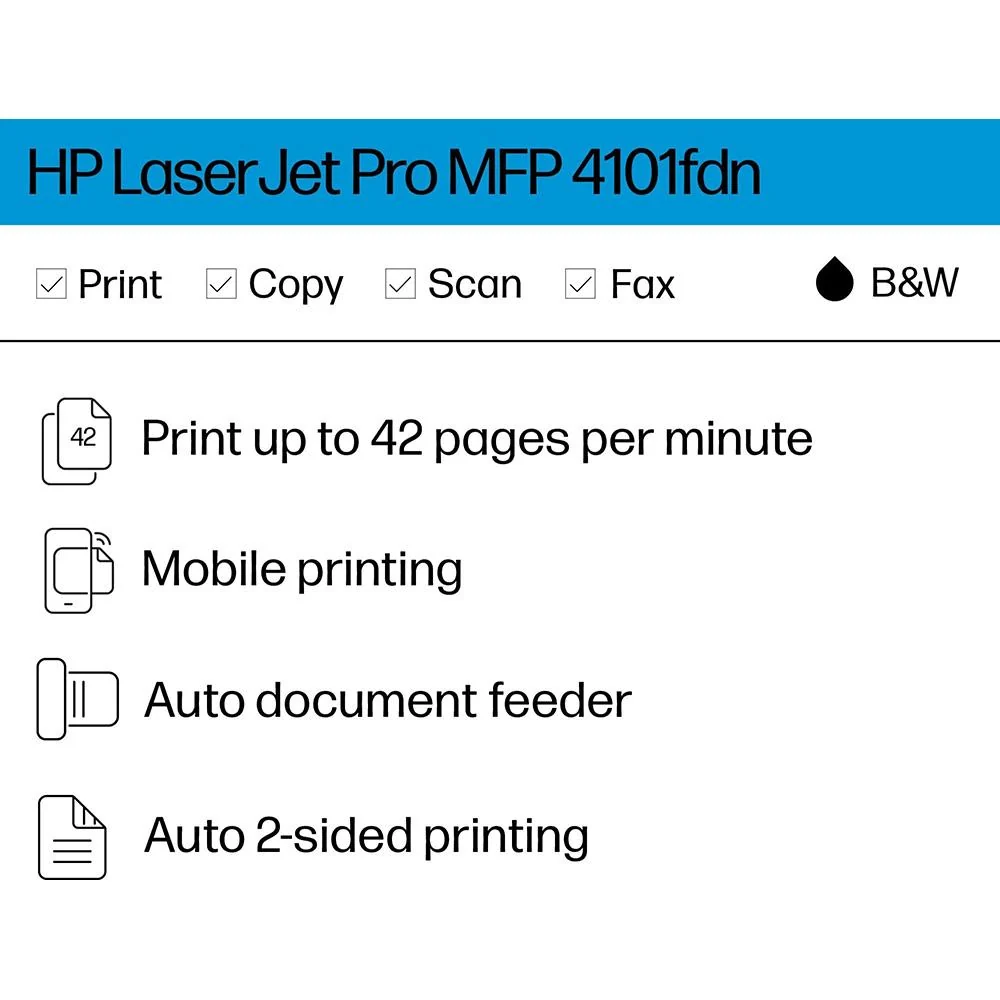 Hewlett Packard LaserJet Pro Laser All-in-One Monochrome Printer w/ Printer Essentials Bundle - Image 12