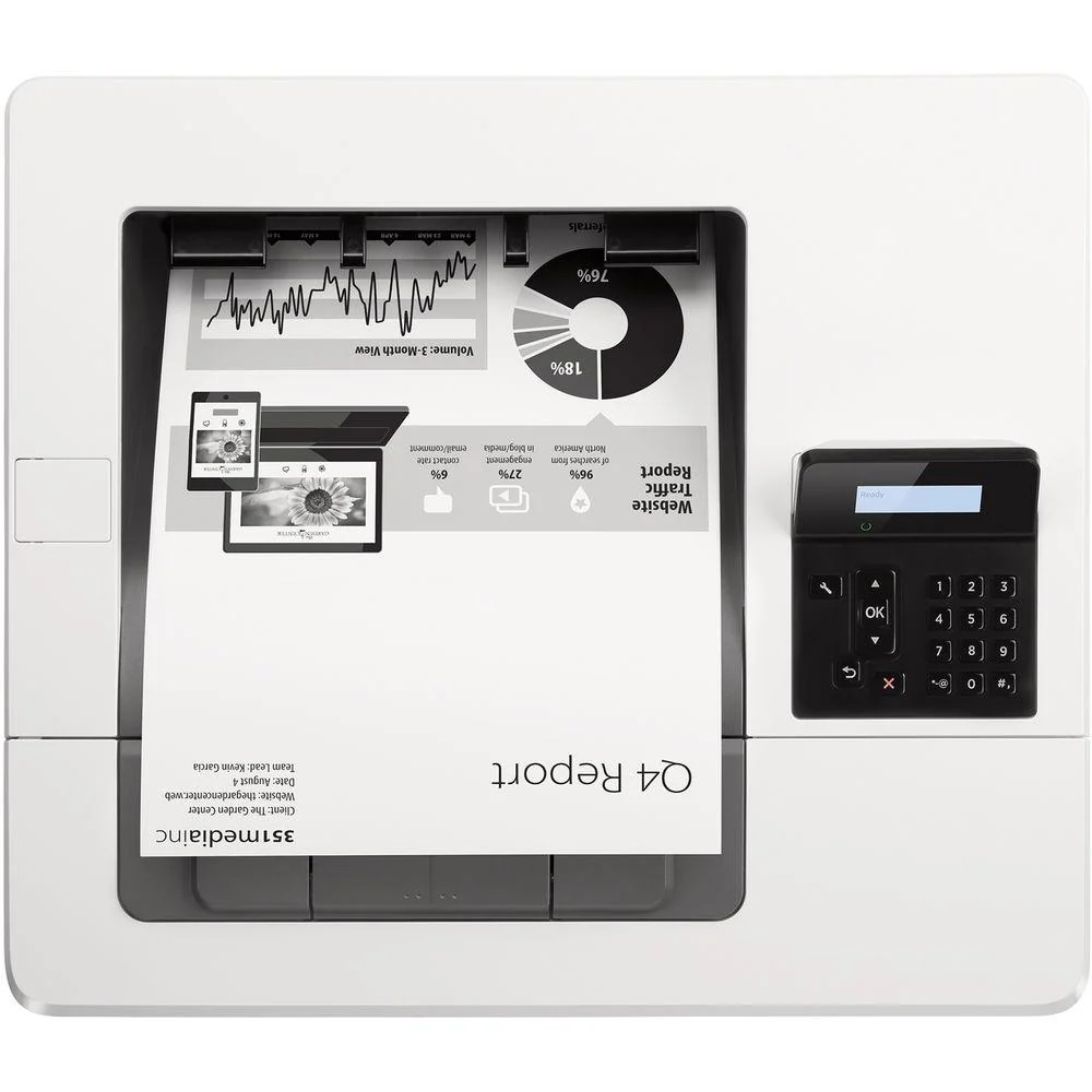 Hewlett Packard LaserJet Pro M501dn Monochrome Printer with built-in Ethernet - Open Box - Image 4