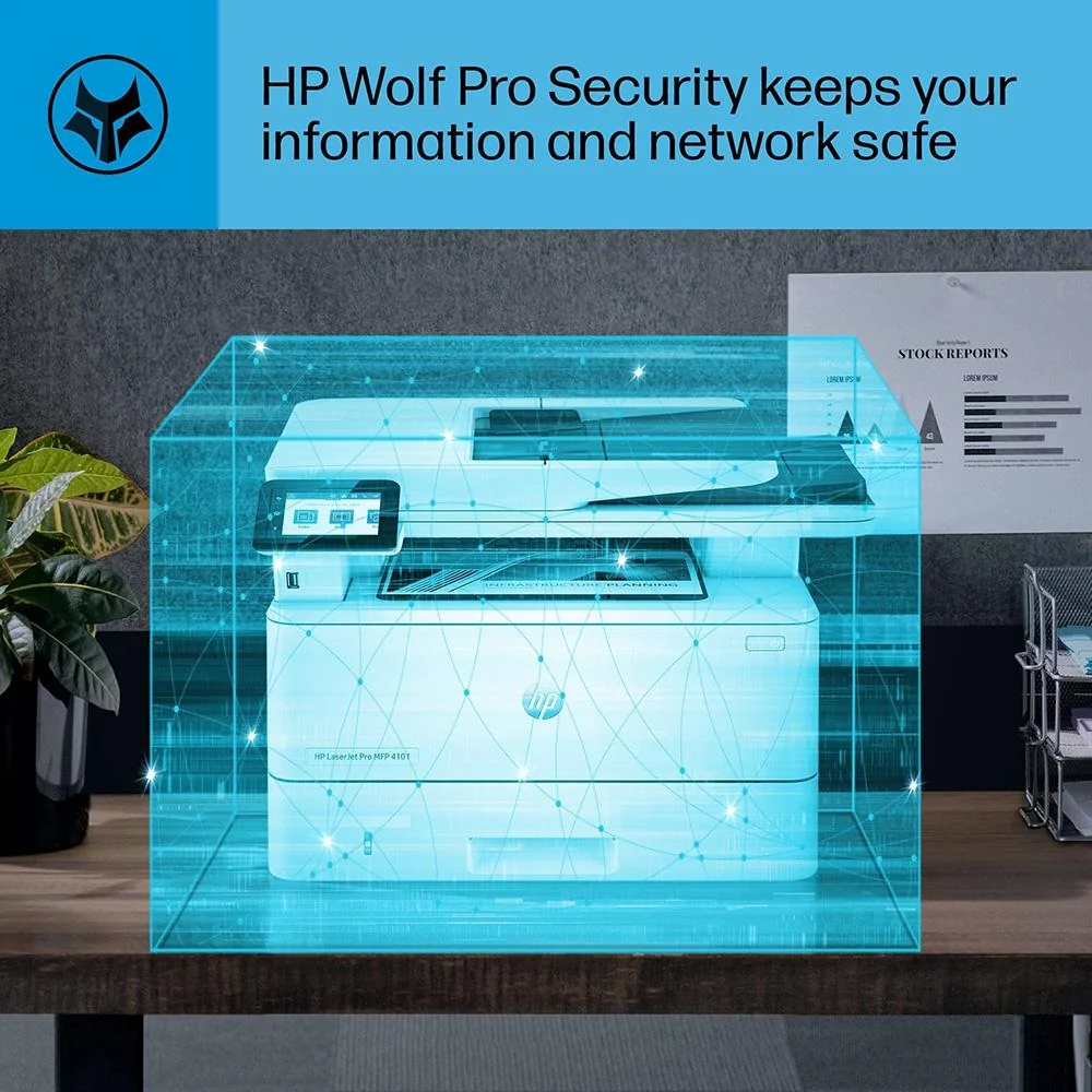 Hewlett Packard LaserJet Pro MFP 4101fdn Laser All-in-One Monochrome Printer - Image 10