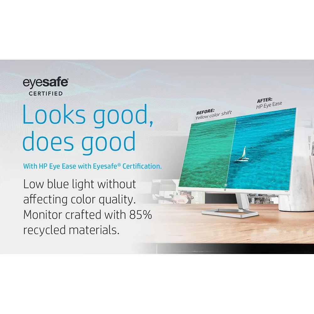 Hewlett Packard M24fwa 24" FHD 1080p 16:9 75Hz FreeSync IPS Monitor + 1 Year Protection Pack - Image 7