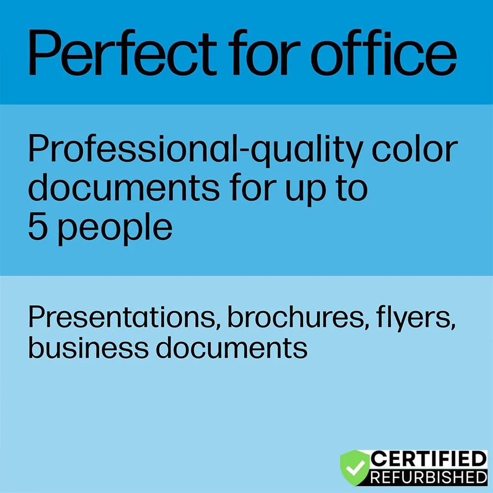 Hewlett Packard OfficeJet 9125e All-in-One Color Printer Renewed + 2 Yr Warranty - Image 9