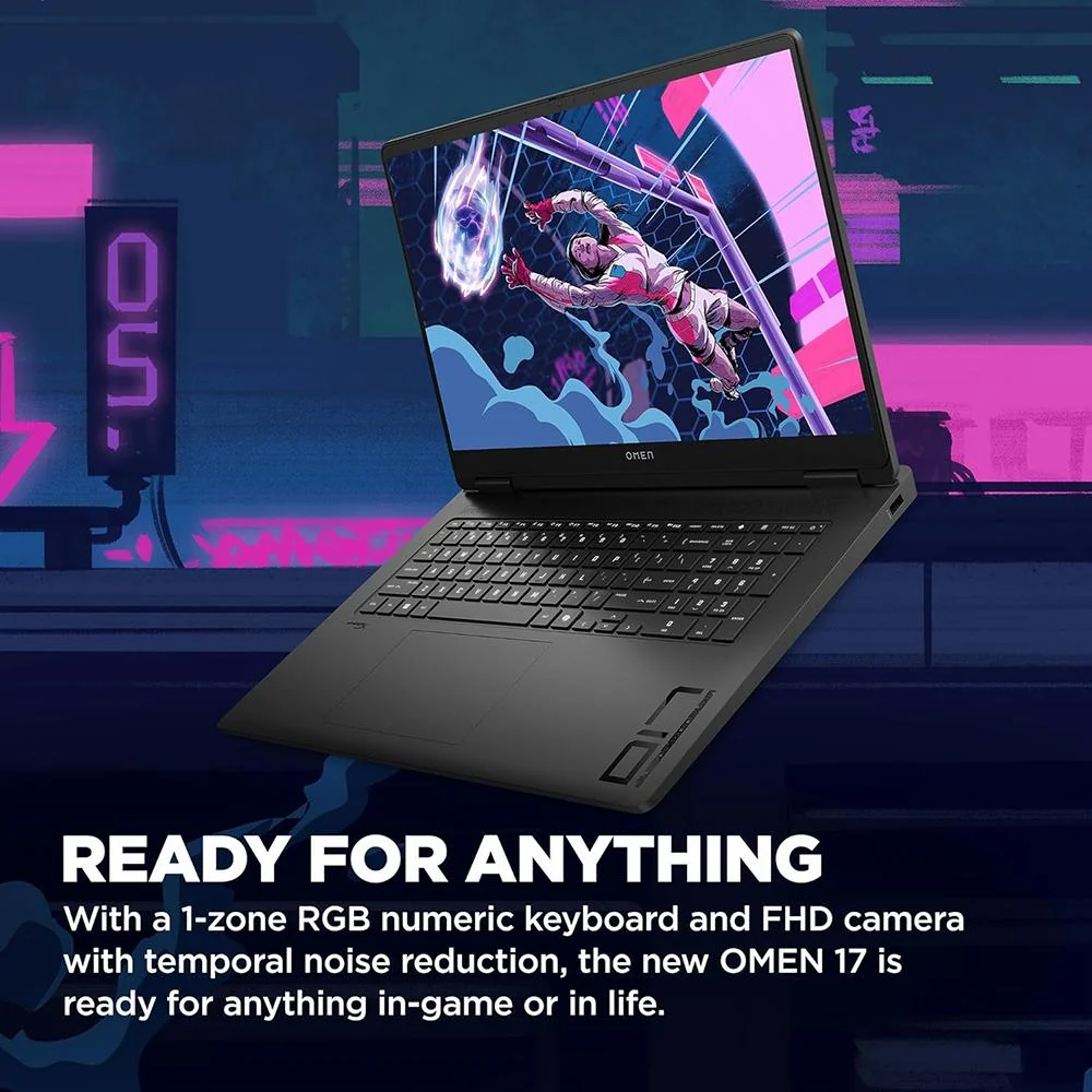 Hewlett Packard OMEN 17-db0010nr 17.3" 32GB/1TB Gaming Laptop - 9Q037UA#ABA - Open Box - Image 10