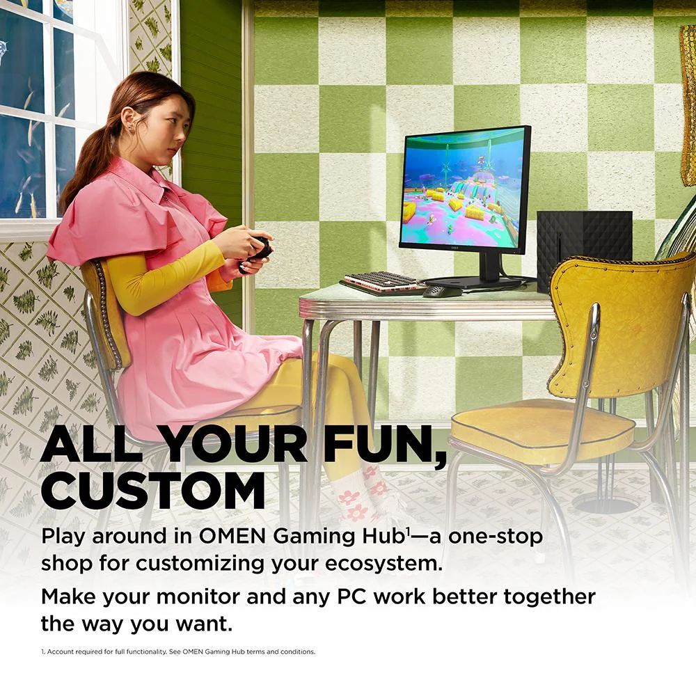 Hewlett Packard OMEN by HP 31.5 inch QHD 165Hz Gaming Monitor - Image 9