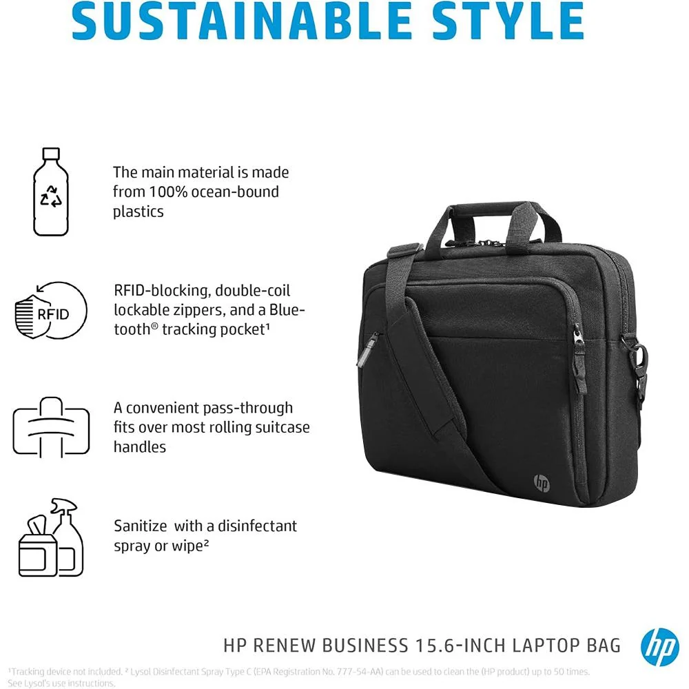 Hewlett Packard Renew Business 15.6-inch Laptop Bag - 3E5F8AA - Image 5