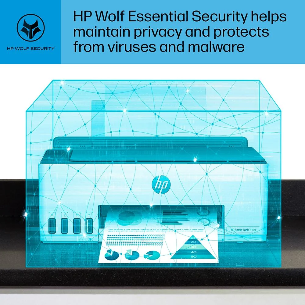 Hewlett Packard Smart Tank 5101 Wireless Inkjet All-in-One Printer (1F3Y0A) - Image 10