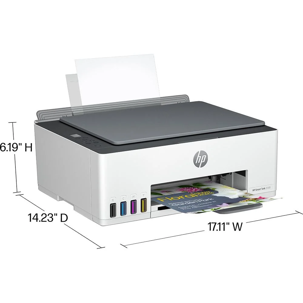 Hewlett Packard Smart Tank 5101 Wireless Inkjet All-in-One Printer (1F3Y0A) - Image 5