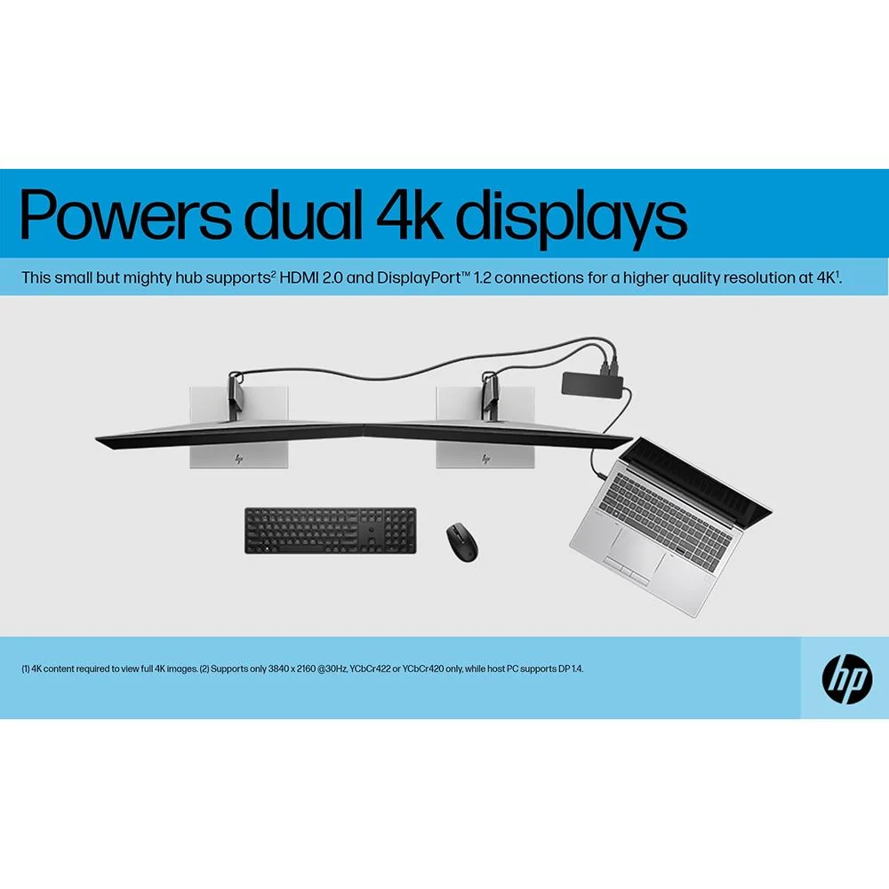 Hewlett Packard Universal USB-C Multiport Hub - 50H55UT - Image 11