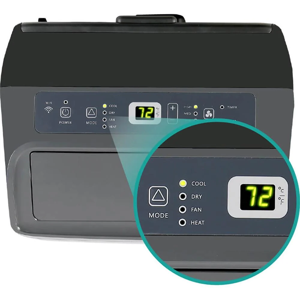 Hisense 4-in-1 10,000 BTU 550 Sq Ft Portable Air Conditioner, Heater (Refurbished) - Image 9