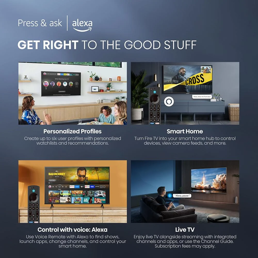 Hisense 55" A7 Series 4K UHD Smart Fire TV - Refurbished - Image 11