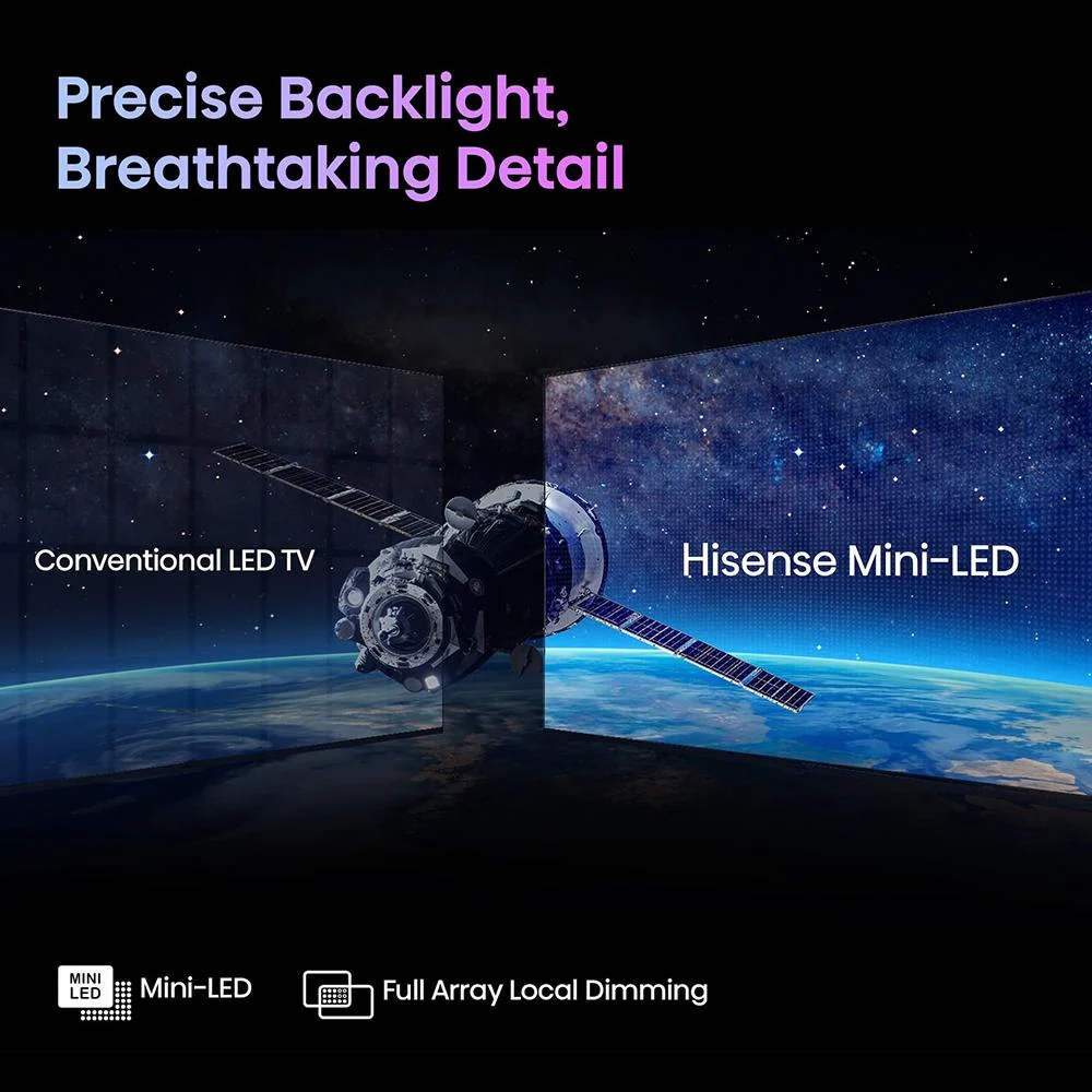 Hisense 55 Inch U7 Series Mini-LED ULED 4K Google TV 2023 Model - 55U7K - Open Box - Image 12