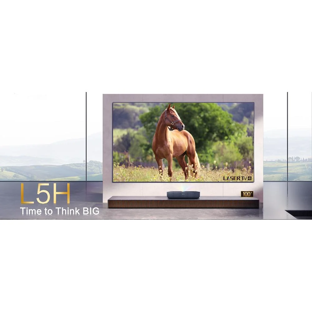 Hisense L5H 2700-Lumen UHD 4K UST Laser Smart Home  Projector w/ 100in ALR Screen - Image 11