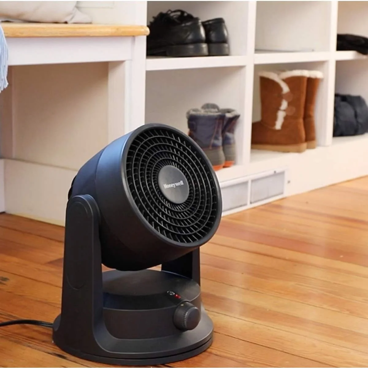 Honeywell TurboForce Heater Fan with Pivoting Head, Black - Image 3