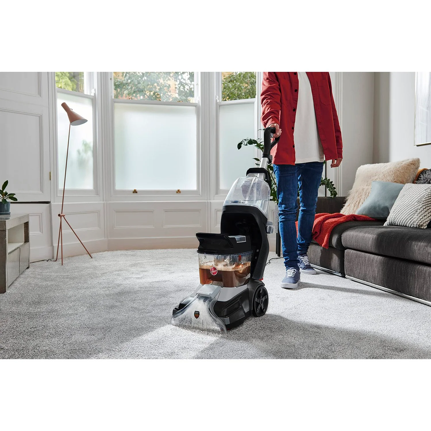 Hoover FH68002 Powerscrub XL Pet Carpet Cleaner Deep Clean, Shampoo - Refurbished - Image 9