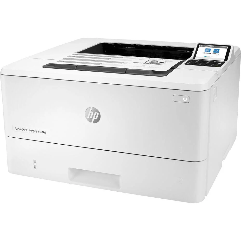 Hewlett Packard LaserJet Enterprise M406dn Monochrome Printer built-in Ethernet - Image 3