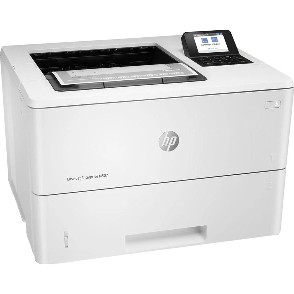 Hewlett Packard LaserJet Enterprise M507dn Monochrome Printer with built-in Ethernet - Image 2