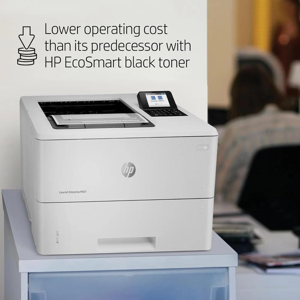 Hewlett Packard LaserJet Enterprise M507dn Monochrome Printer with built-in Ethernet - Image 9