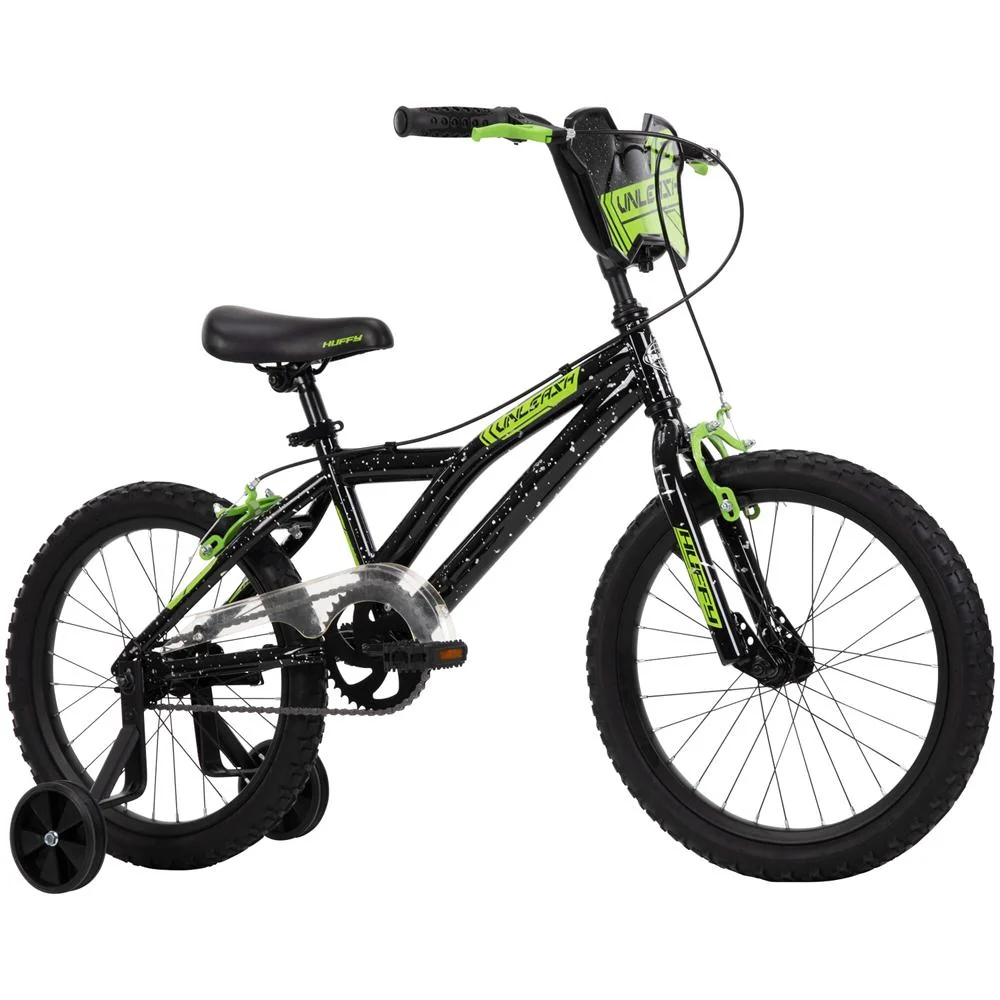 Huffy 21900 16" Mod X Kids' Bike, Black/Green w/ 2 Year Extended Warranty - Image 3
