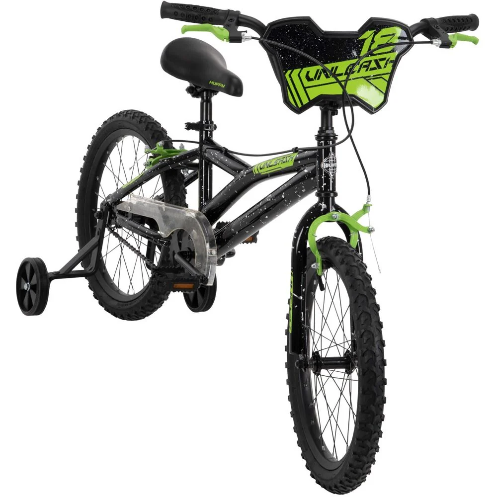 Huffy 21900 16" Mod X Kids' Bike, Black/Green w/ 2 Year Extended Warranty - Image 4