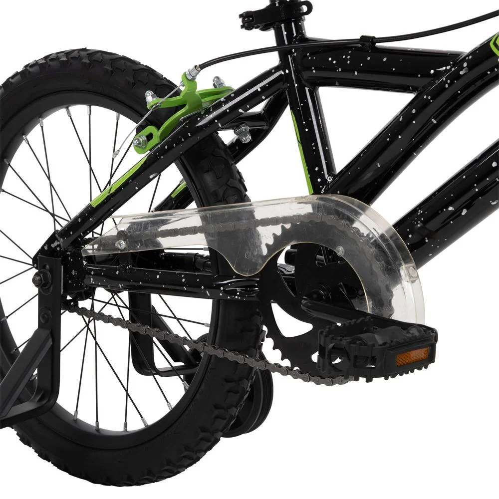 Huffy 21900 16" Mod X Kids' Bike, Black/Green w/ 2 Year Extended Warranty - Image 6