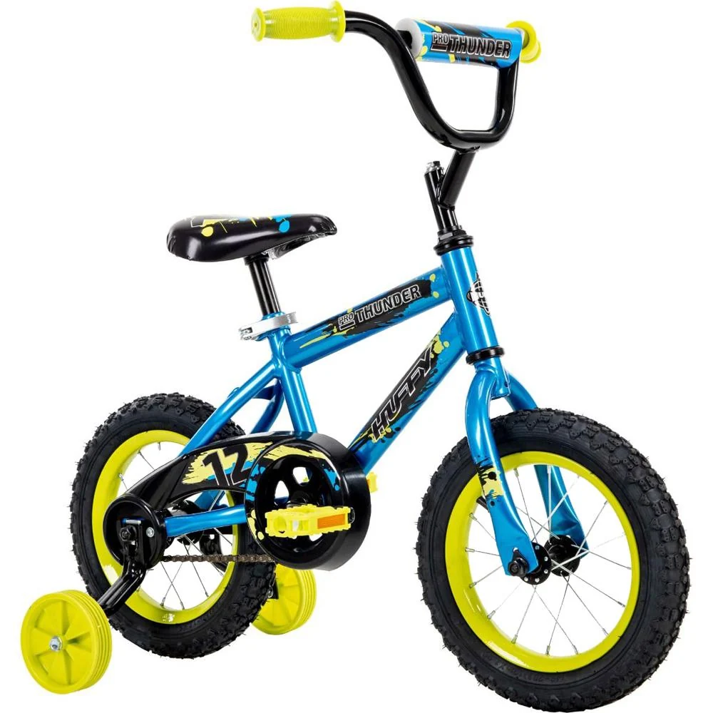Huffy Pro Thunder Kids 12inch Bike with Training Wheels + 2 Year Extended Warranty - Image 3