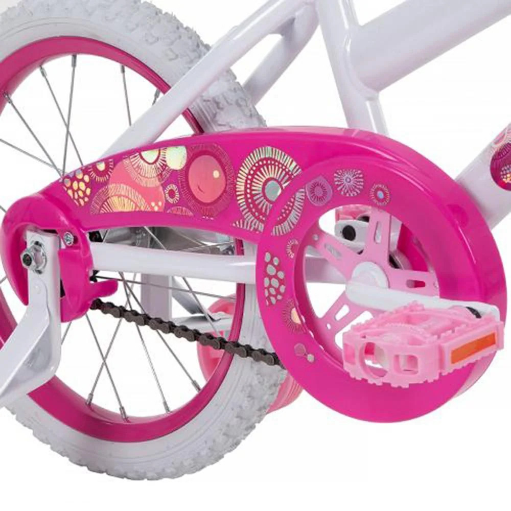 Huffy So Sweet 16 Inch Kids' Bike + Deco Gear Tool Kit + 1 Year Protection Pack - Image 7
