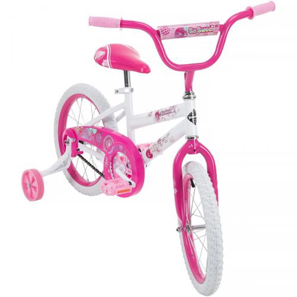 Huffy So Sweet 16 Inch Kids' Bike + Deco Gear Tool Kit + 1 Year Protection Pack - Image 8