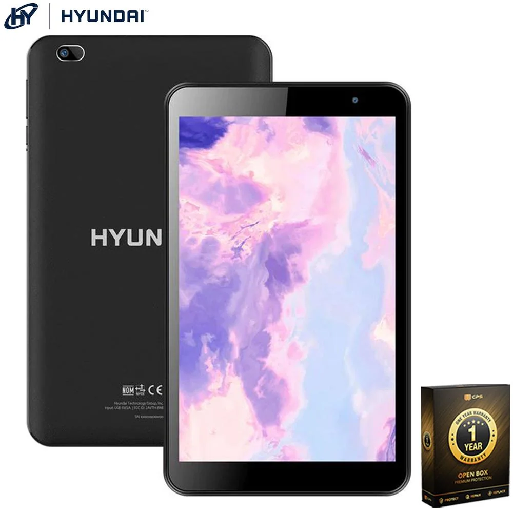 Hyundai HYtab Plus 8WB1 8" Tablet, HD IPS, 2GB/32GB (Open Box) + 1 Year Warranty