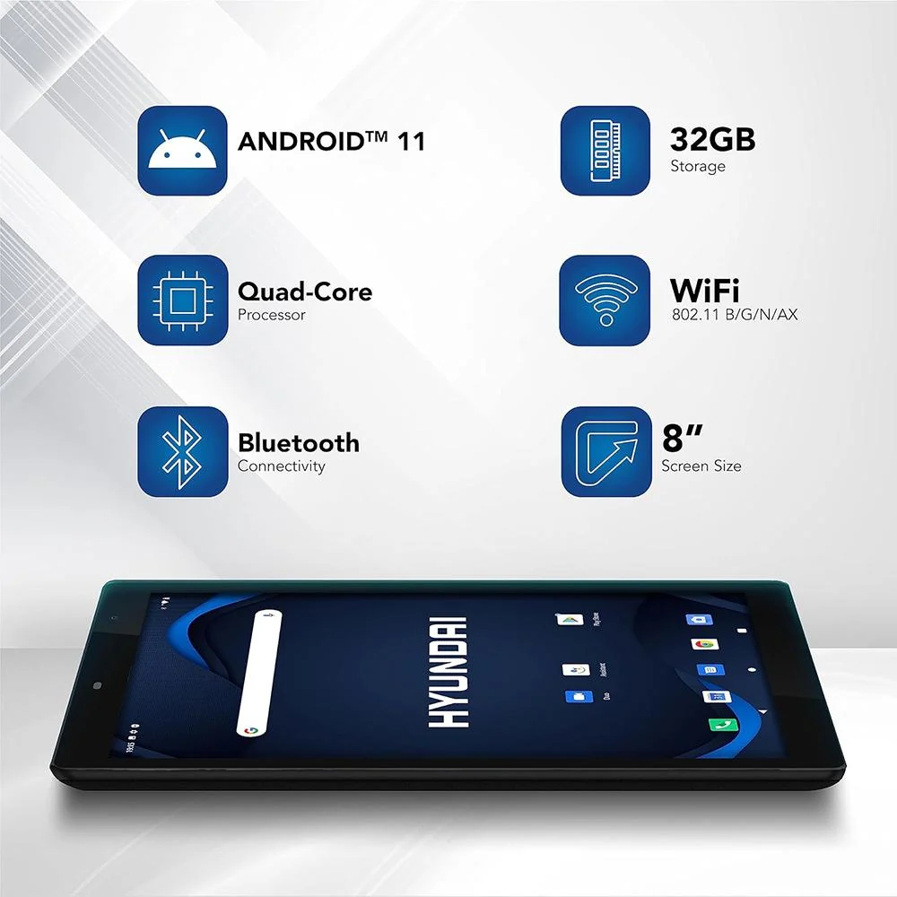 Hyundai HYtab Plus 8WB1 8" Tablet, HD IPS, 2GB/32GB (Open Box) + 1 Year Warranty - Image 10