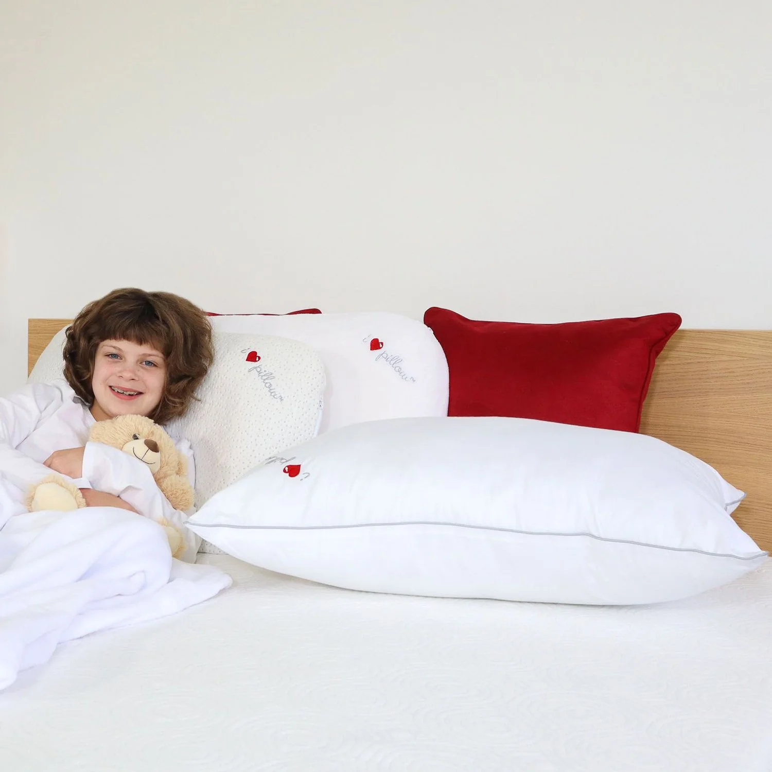 I Love Pillow Cumulus Gel-Coated Fiber Queen-Size Pillow, 2-Pack (F13-2CM) - Image 4