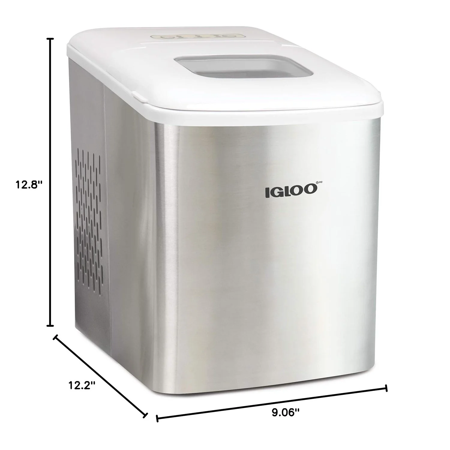 Igloo Stainless Steel Automatic Self-Cleaning Portable Electric Ice Maker Machine - Image 8