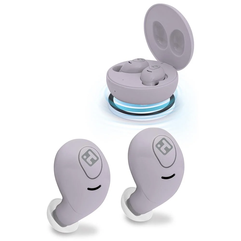 iHome HM-AU-BE-200-PU iHome XT-59 True Wireless Earbuds, Purple w/ Accessories Bundle - Image 2