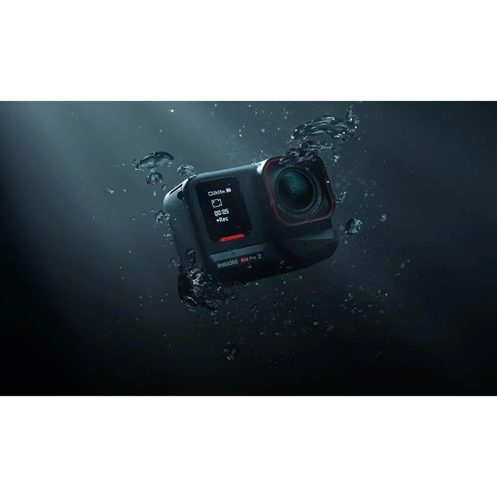 Insta360 Ace Pro 2 8K Waterproof Action Camera Dual Battery + Accessories Bundle - Image 11
