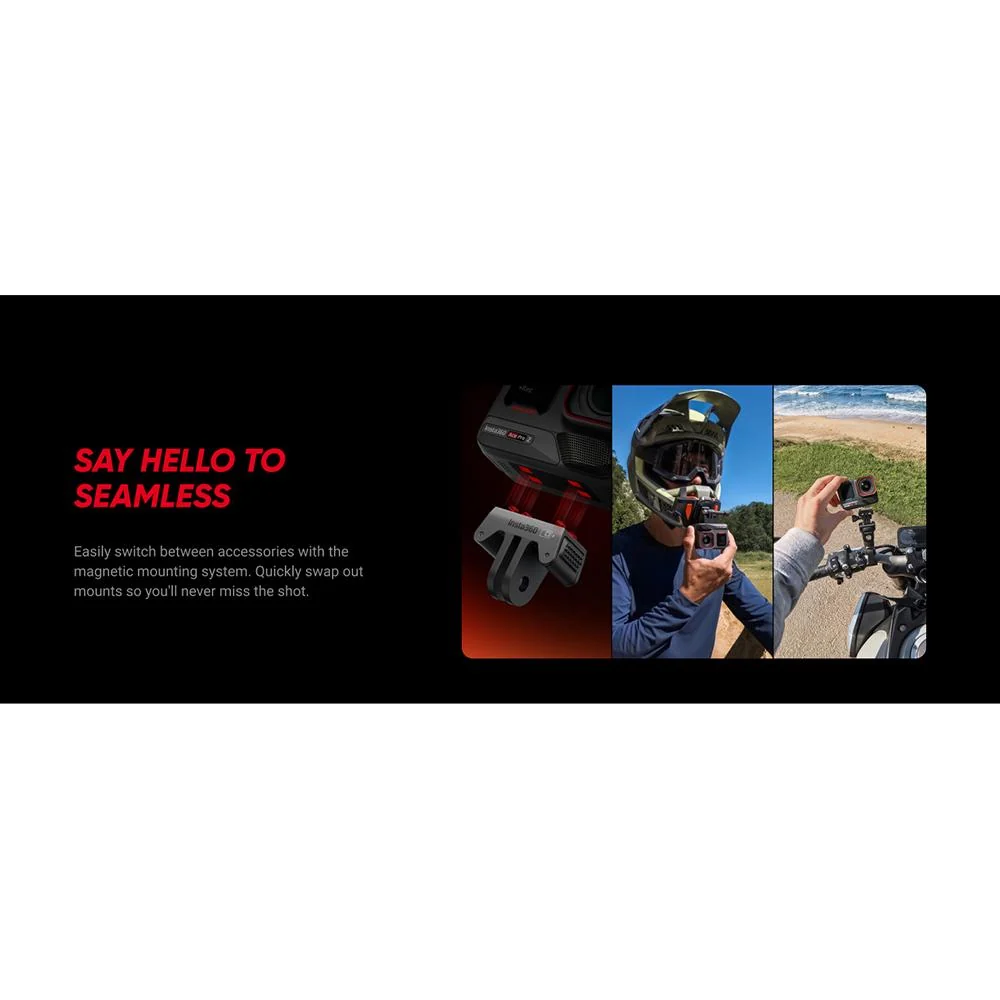 Insta360 Ace Pro 2 8K Waterproof Action Camera Standard Bundle with Super Bundle Pack - Image 13