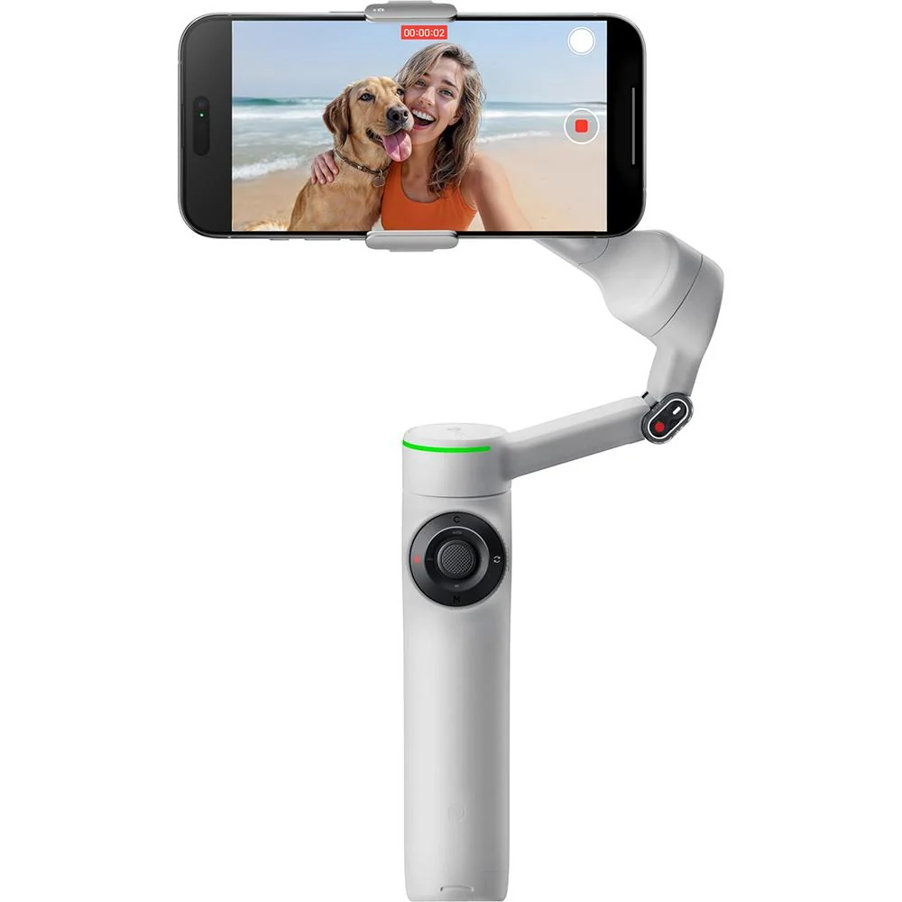 Insta360 Flow 2 Pro AI Smartphone Gimbal Stabilizer, Grey w/ 26 Months Protection Bundle - Image 3