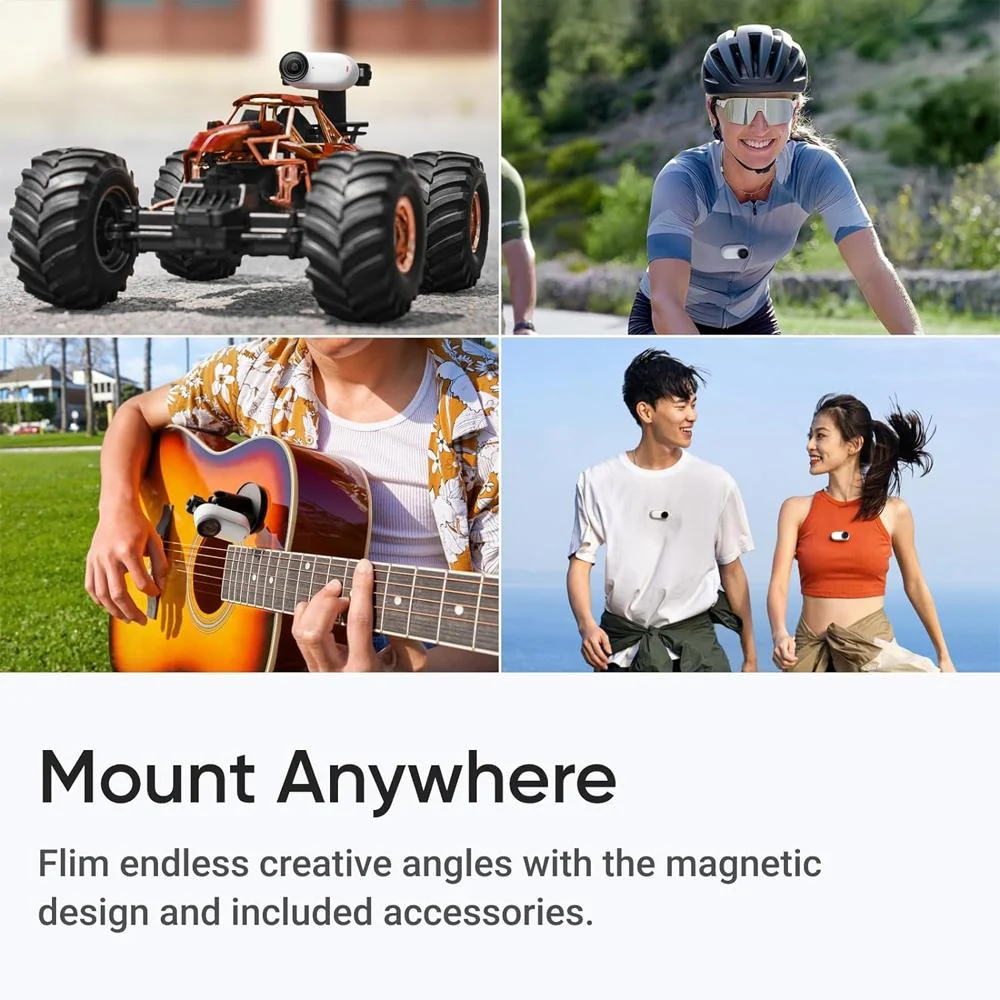 Insta360 GO 3S 128GB Tiny Mighty 4K Action Camera w/ 3Yr Warranty + Accessories Bundle - Image 5
