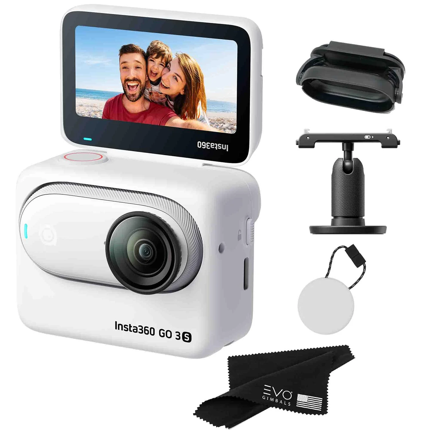 Insta360 GO 3S (128GB White) Waterproof 4K Action Camera Bundle +2 Year Warranty - Image 11