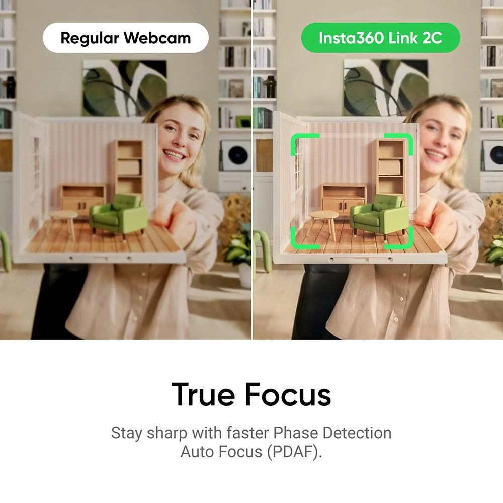 Insta360 Link 2C AI 4K Webcam Standard Bundle for PC & Mac w/ 26 Months Protection Bundle - Image 6