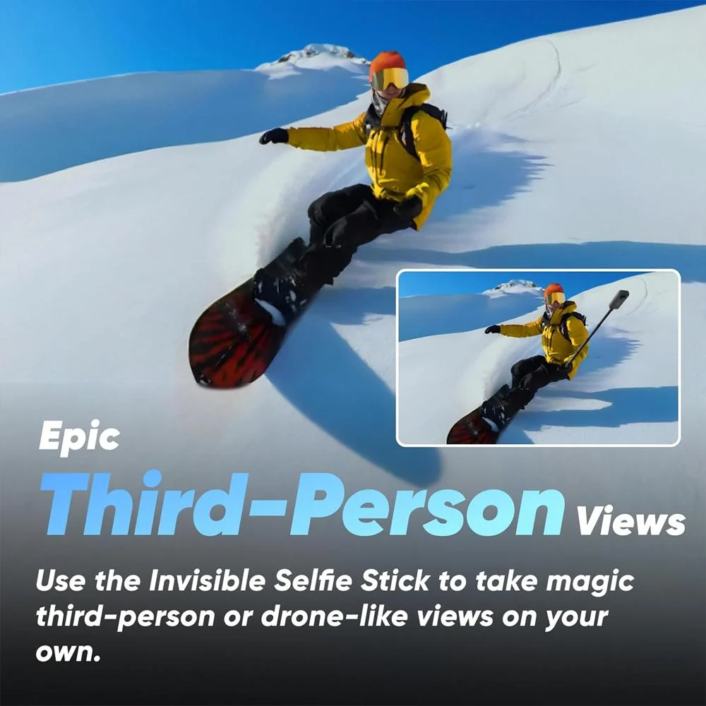 Insta360 X3 360CAM 5.7K 360 Video, 72MP Photos w/ 3Yr Warranty + Bike Accessory Bundle - Image 4
