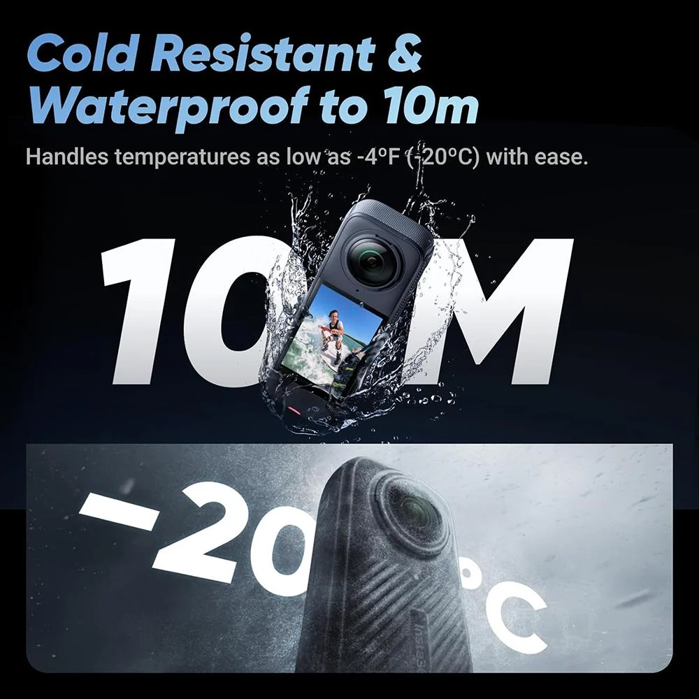 Insta360 X4 360 Camera: Tiny 2.7K Action Cam, Hands-Free POV (Open Box) + 1 Year Warranty - Image 4