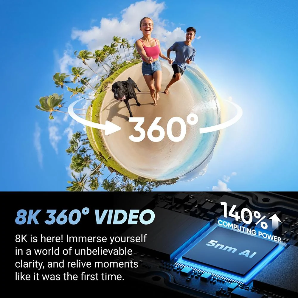Insta360 X4 8K Waterproof 360 Action Camera with 2 Year Warranty & 128GB Card - Image 4