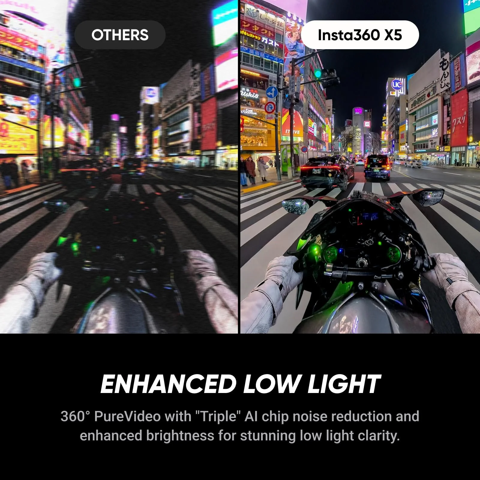 Insta360 X5 Standard Bundle, 8K30fps 360 Camera Wi-Fi Waterproof, PureVideo AI - Image 3