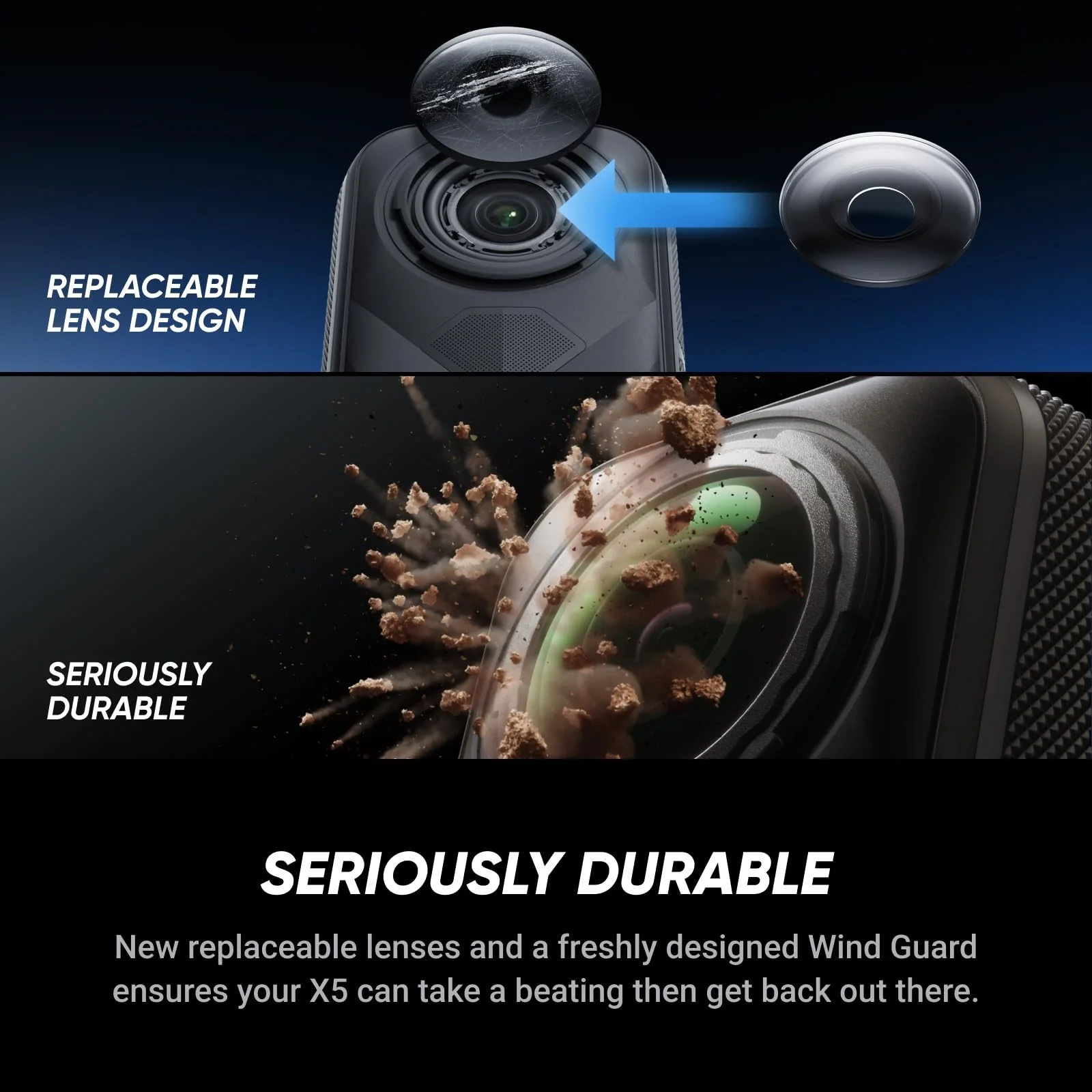 Insta360 X5 Standard Bundle, 8K30fps 360 Camera Wi-Fi Waterproof, PureVideo AI - Image 7