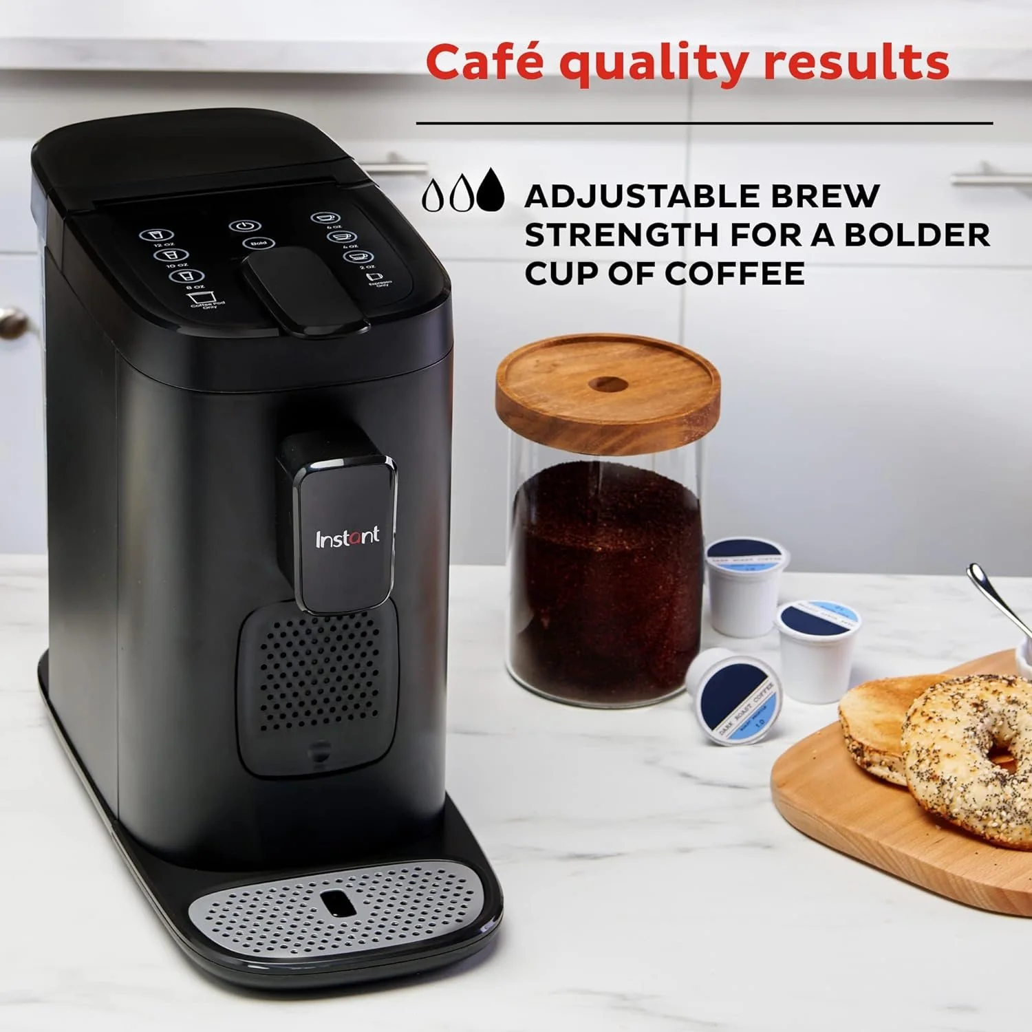 Instant Pot 3-in-1 Espresso, K-Cup Pod and Ground Coffee Maker (Refurbished) - Image 4