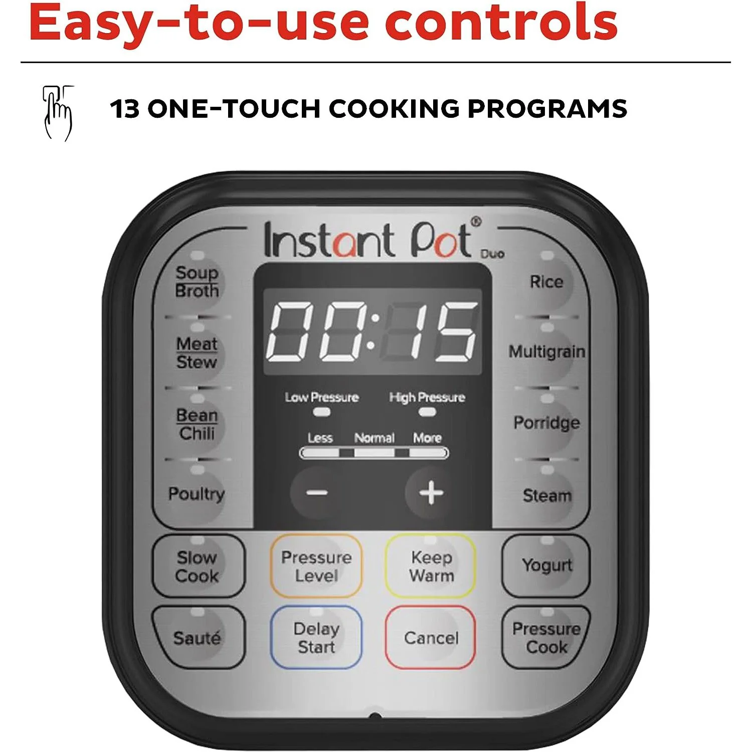 Instant Pot Duo 6-quart 7 IN 1 Multi-Use Pressure Cooker, V5 - Factory Refurbished - Image 2