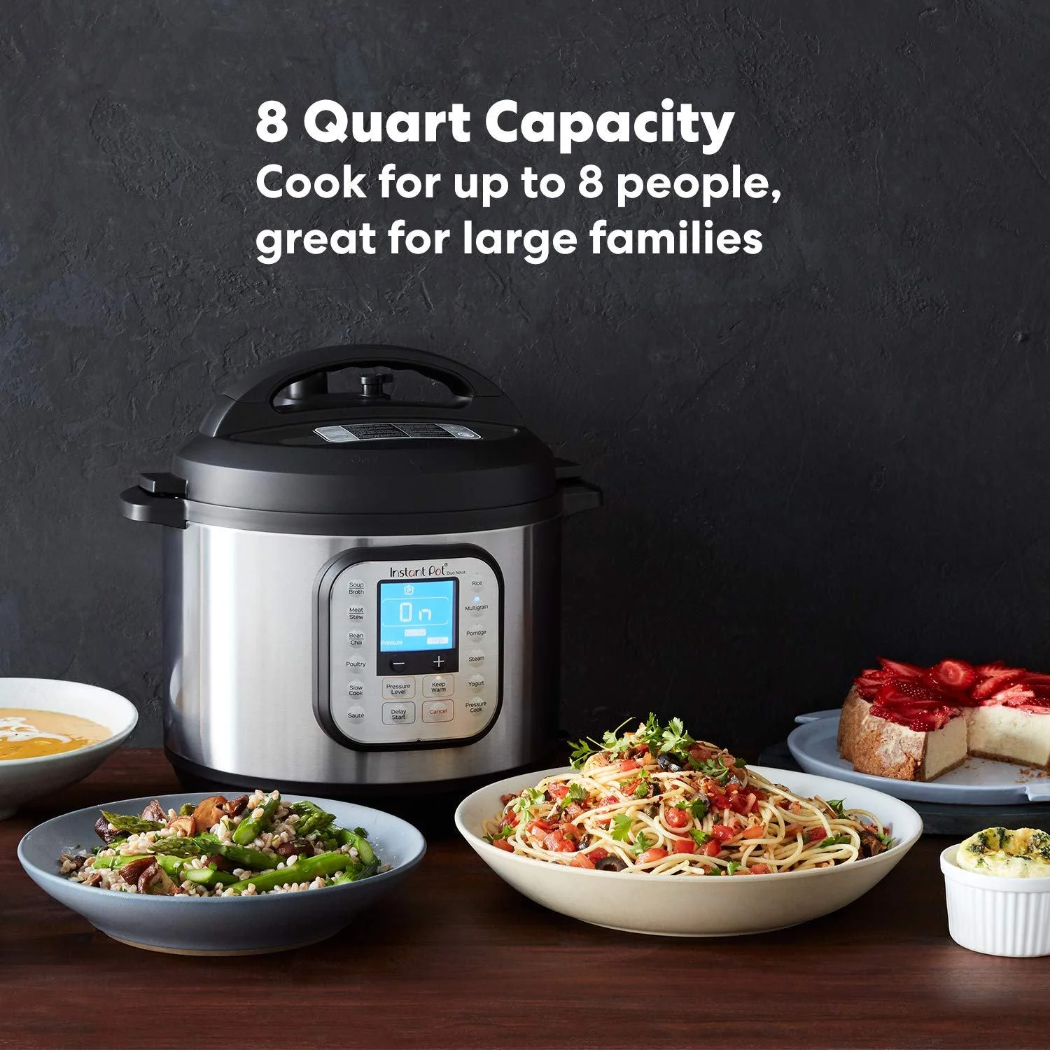 Instant Pot Duo Nova 8qt 7-in-1 Programmable Electric Pressure Cooker, Refurbished - Image 6