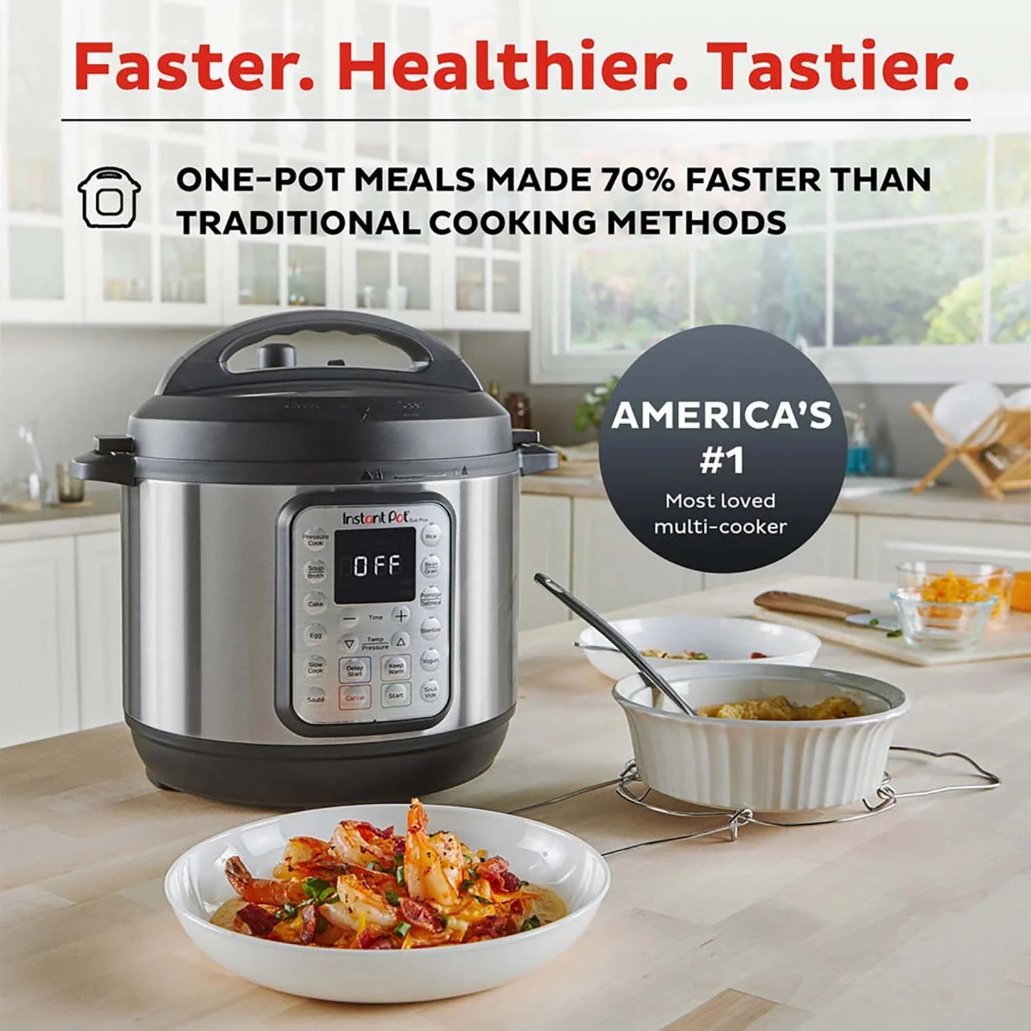 Instant Pot Duo Plus 6 qt 9-in-1 Electric Pressure Cooker (Refurbished) - Image 2