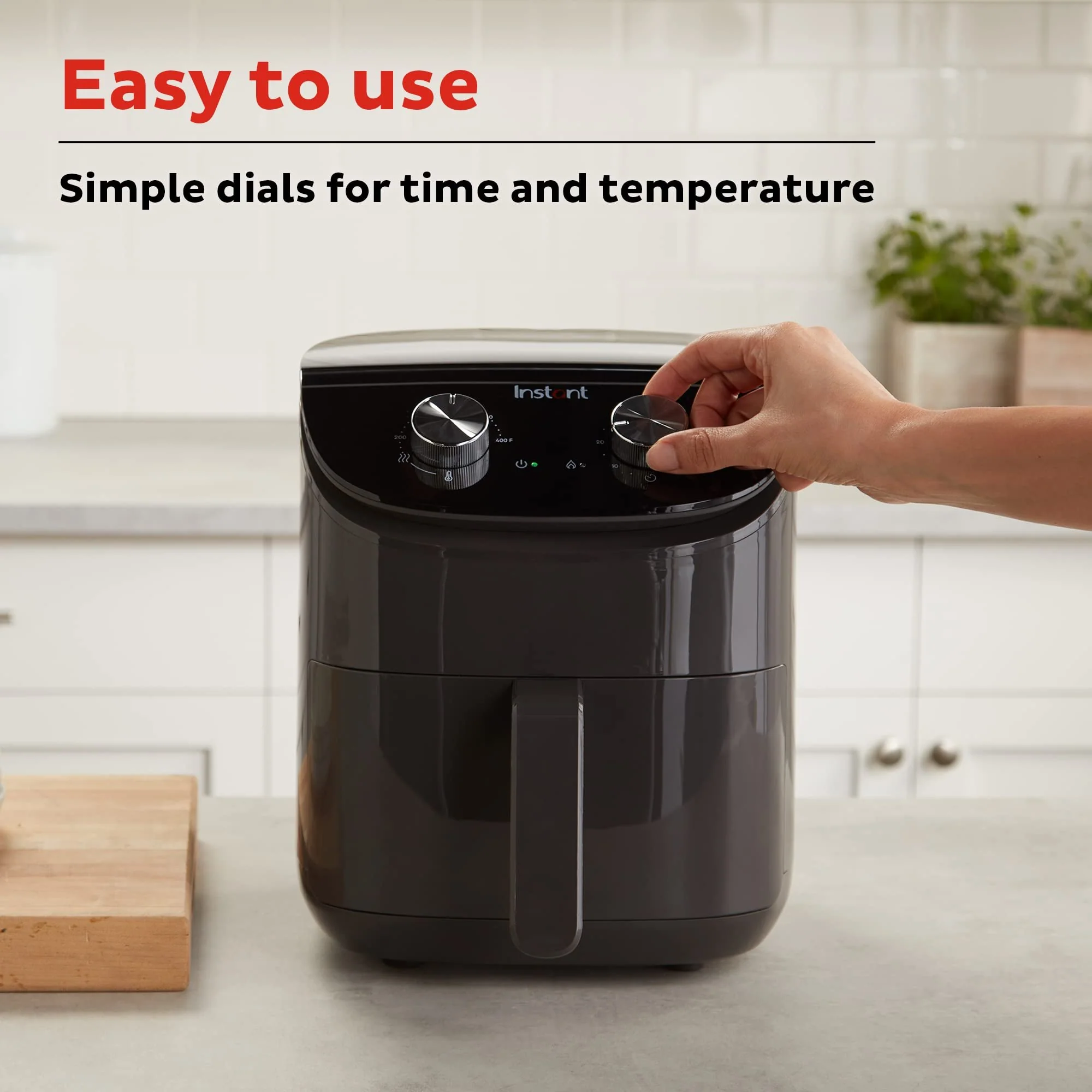Instant Pot Essentials 4QT Air Fryer with EvenCrisp Technology, Black - Image 3
